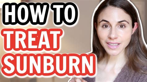 7 Tips To Treat A Sunburn 😳 Dermatologist Drdrayzday Youtube