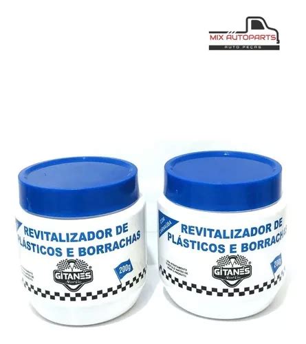 Kit 2 Revitalizador De Plásticos E Borrachas Gitanes 200g MercadoLivre