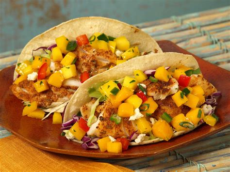 Baja Fish Tacos With Mango Salsa Recipe Relish