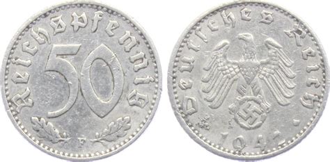 Drittes Reich F Reichspfennig Mit Hakenkreuz Ss Ma Shops