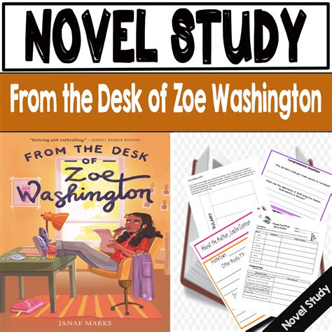 From The Desk Of Zoe Washington By Janae Marks Novel Study Made By