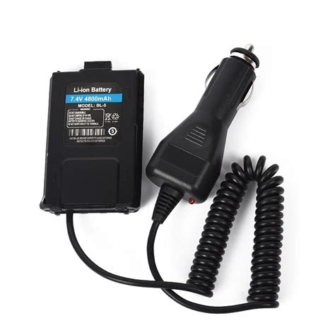 Baofeng Uv R Car Charger Battery Eliminator V Adapter For