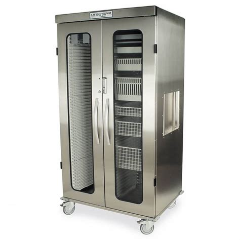 Harloff Mssm82 00ge Stainless Steel Double Column Medical Cabinet