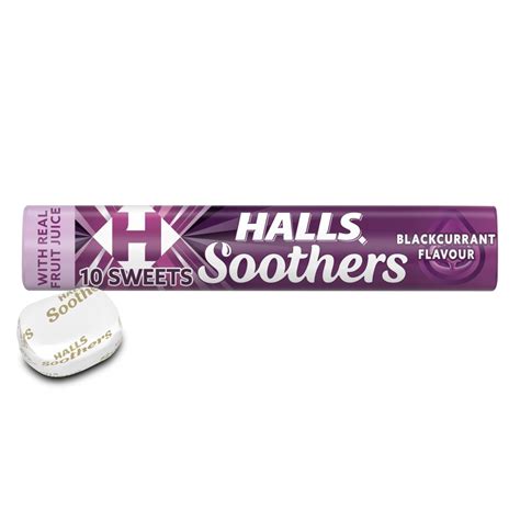 Halls Soothers Blackcurrant Flavour 45g Bestway Wholesale