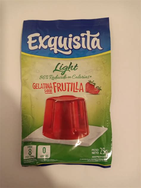 Gelatina Exquisita Light Frutilla X 25 Grs 50 29 Simple