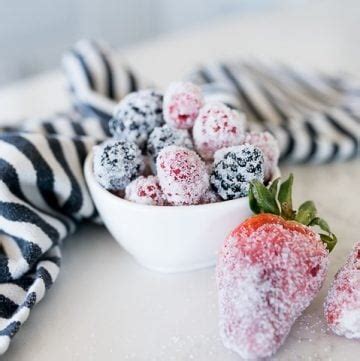 Easy Sugared Berries - Cooking With Karli