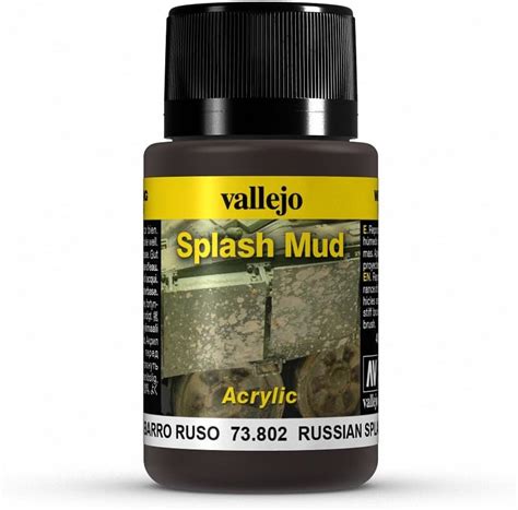 Vallejo 40 MlRussian Splash Mud Weathering Effect Bottle TopToy