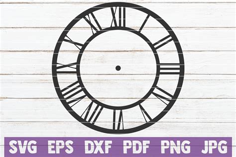 Clock Face Svg Bundle Clock Svg Cut Files By Mintymarshmallows