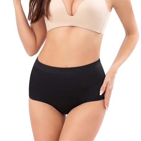 Ehqjnj Female Shapewear Bodysuit Tummy Control Pants Triangle Panties Shapewear Models Seamless