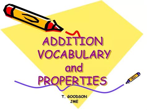 Ppt Addition Vocabulary And Properties Powerpoint Presentation Free Download Id6689150