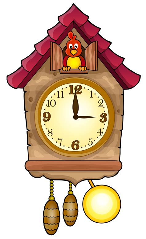 Cute Cuckoo Clock Png Clip Art