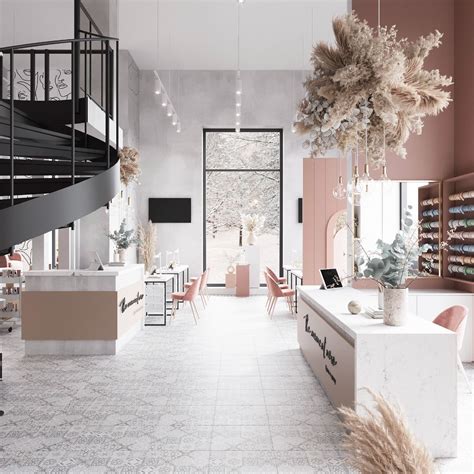 Салон красоты и цветов в Москве | Salon interior, Beauty salon interior ...