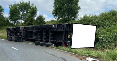 Delays On M1 After Accident As Lorry Overturns With Huge Queues Near