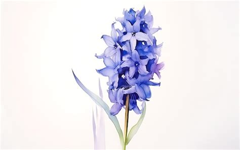 Premium AI Image | hyacinth Flower Illustration with Vibrant Color ...