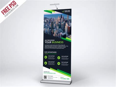 Multipurpose Creative Roll Up Banner Template Psd