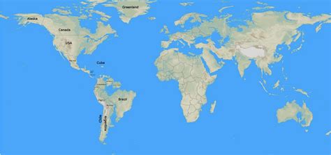 World map after the polar ice caps melt : r/ShittyMapPorn