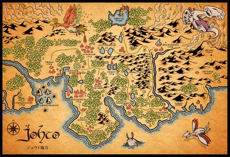 Johto Pokemon Map by Melee Ninja Get the print... - Retro Gamer Blog