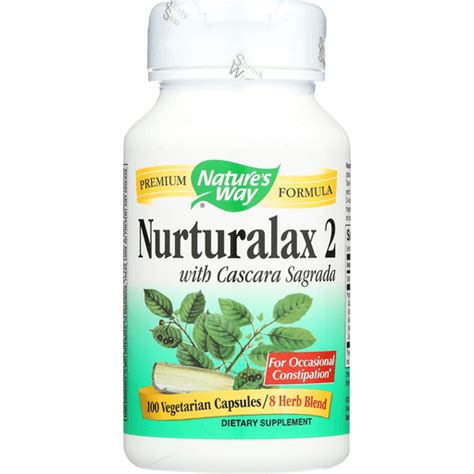 Nature S Way Naturalax 2 With Cascara Sagrada 100 Vcaps Stuffing