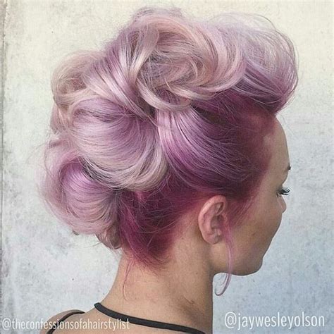 Wild Orchid roots with pastel purple and pink Cabelo incrível