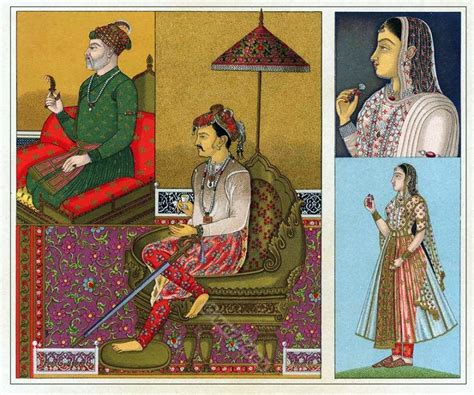 India. The Mughal Empire. Costume and fashion history.