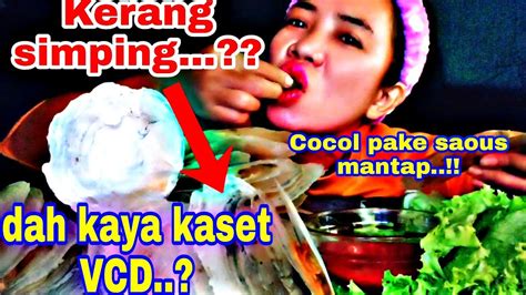 MUKBANG KERANG SIMPING LAUT SAUS EXTRA PEDAS Rasa Enak Manis Jadi