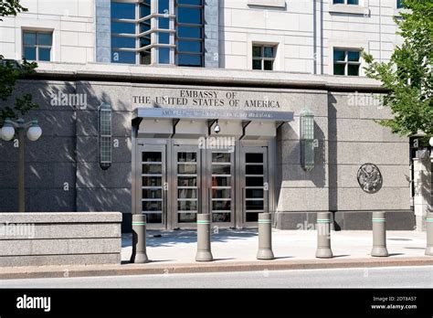 The Embassy Of The United States Of America Building Is Shown In Ottawa