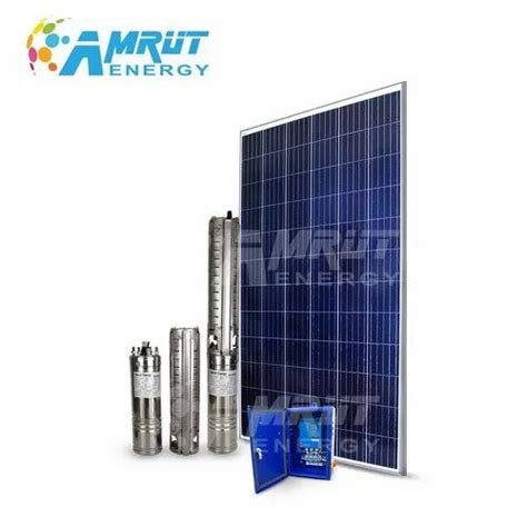 Amrut Energy New Solar Dc Submersible Water Pump For Agriculture