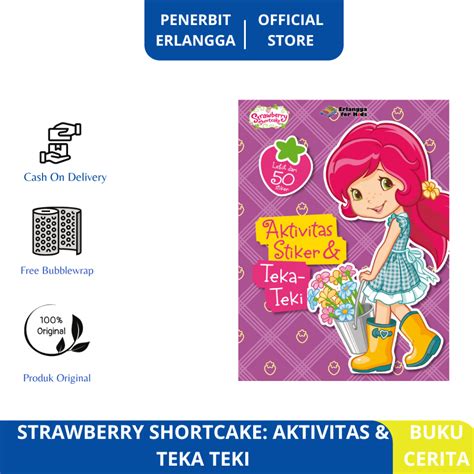 Jual BUKU CERITA ANAK STRAWBERRY SHORTCAKE AKTIVITAS TEKA TEKI