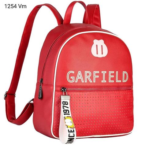 Bolsa Mochila Feminina Garfield Porta Celular Semax Mochilas