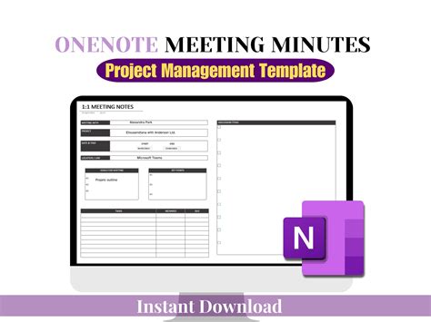 Onenote Meeting Templates For Work Professionals Meeting Notes