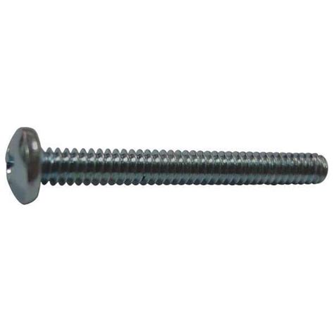 Zoro Select 8 32 X 1 2 In Phillips Pan Machine Screw Zinc Plated