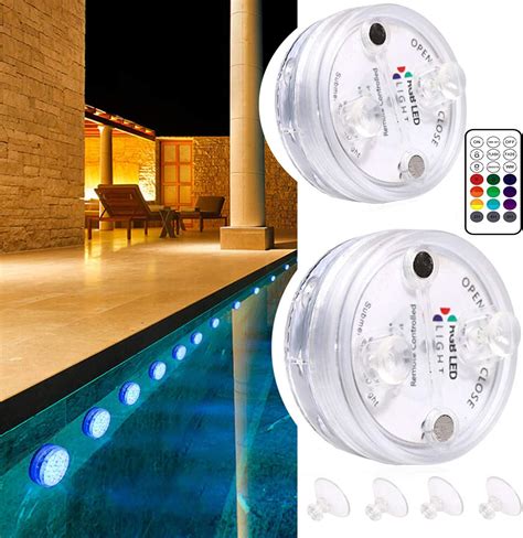 Lot De Lampes De Piscine Led Tanches Couleurs Rvb Lumi Res