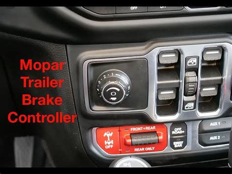 Mopar Trailer Brake Controller Jeep Gladiator