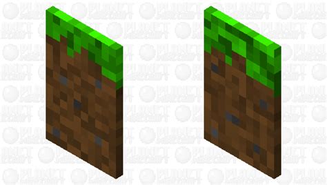 Grass Block Cape Minecraft Mob Skin