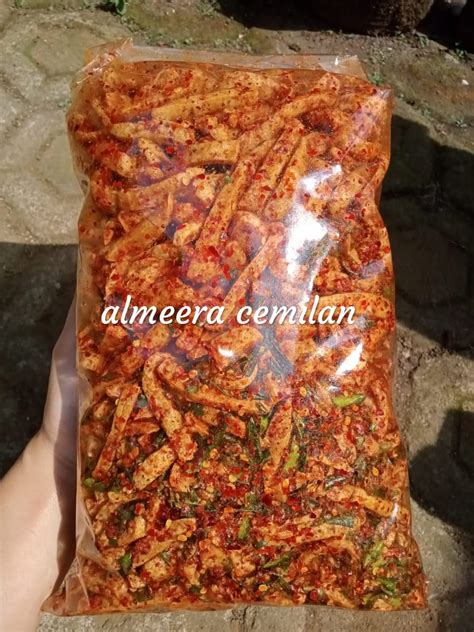 Basreng Pedas Daun Jeruk Kemasan Gram Basreng Pedas Extra Daun