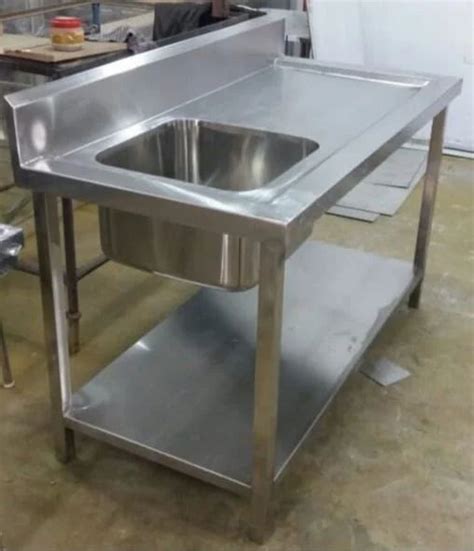 Ss Work Table With Sink At Rs Stainless Steel Kitchen Sink In