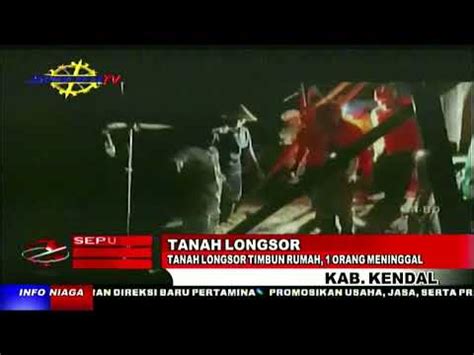 Tanah Longsor Timbun Rumah Orang Meninggal Youtube