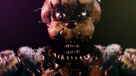 Pre Fnaf 4 Nightmare Freddy Jumpscare Youtube