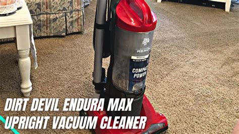 Dirt Devil Endura Max Upright Bagless Vacuum Cleaner Review Test