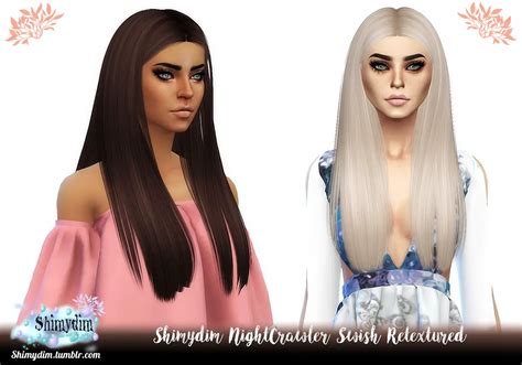 Shimydim Nightcrawlers Iconic Hair Retextured Sims 4 Hairs Images