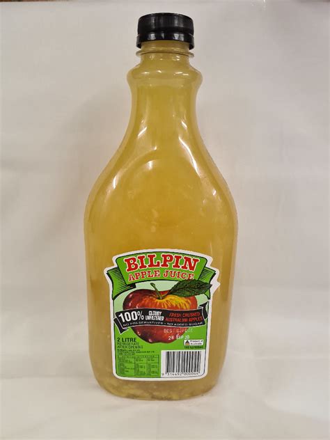 Apple Juice Cloudy 2l Bilpin Three Brothers Fresh