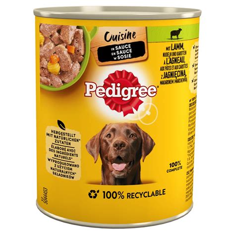 PEDIGREE mokra karma dla psa z jagnięciną w sosie puszka 800 g Mars