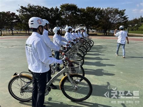 공주시 자전거 바르고 안전하게 ‘어르신 안전교육 실시