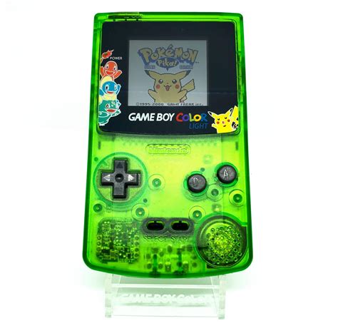 Nintendo Gameboy Color Light Transparent Grün Gameboy Customs