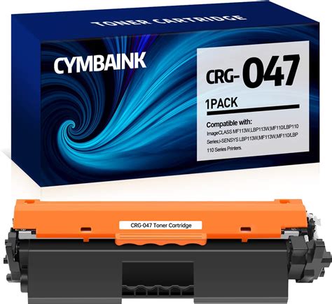 Amazon 1 Pack Black 047 Toner Cartridge Replacement For Canon