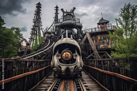 hunted house ride  amusement park ghost house  theme park guests