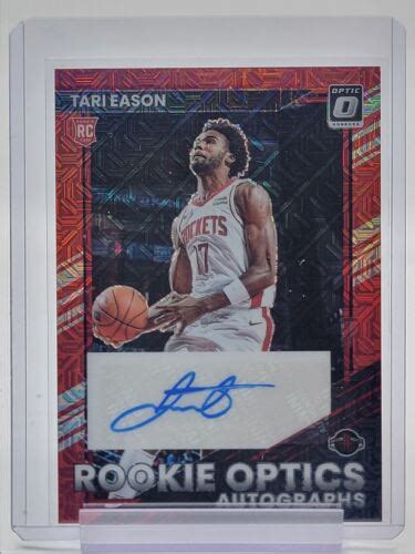 TARI EASON 2022 23 DONRUSS OPTIC ROOKIE OPTICS AUTOGRAPH CHOICE RC AUTO