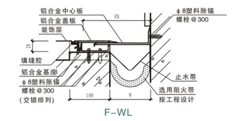 转角卡锁型f Wl苏州厦安建筑变形缝装置有限公司