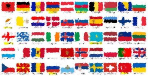 Flags of the countries of Europe - Learner trip