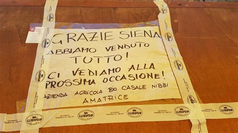 Buon cibo e solidarietà binomio vincente grande successo per Siena